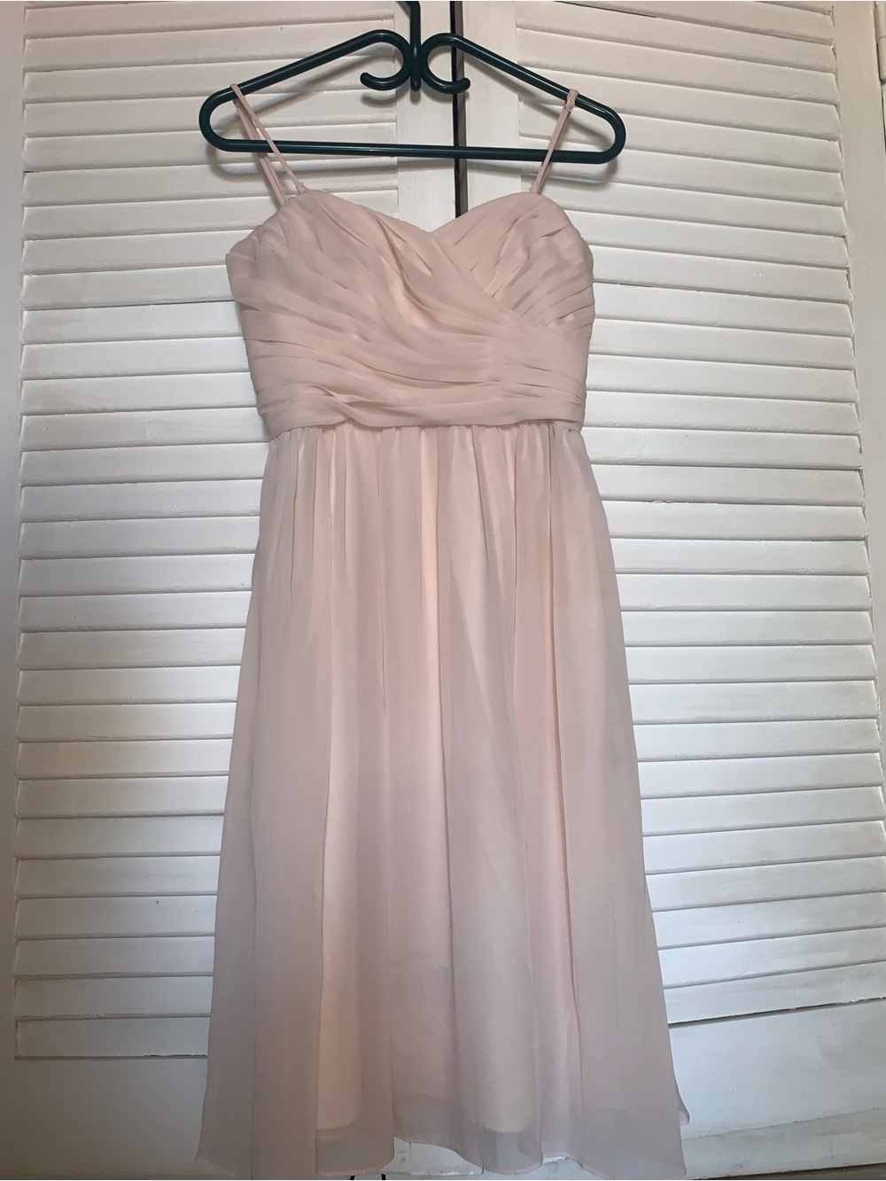 Monique Lhuillier Blush Bridesmaids Dress